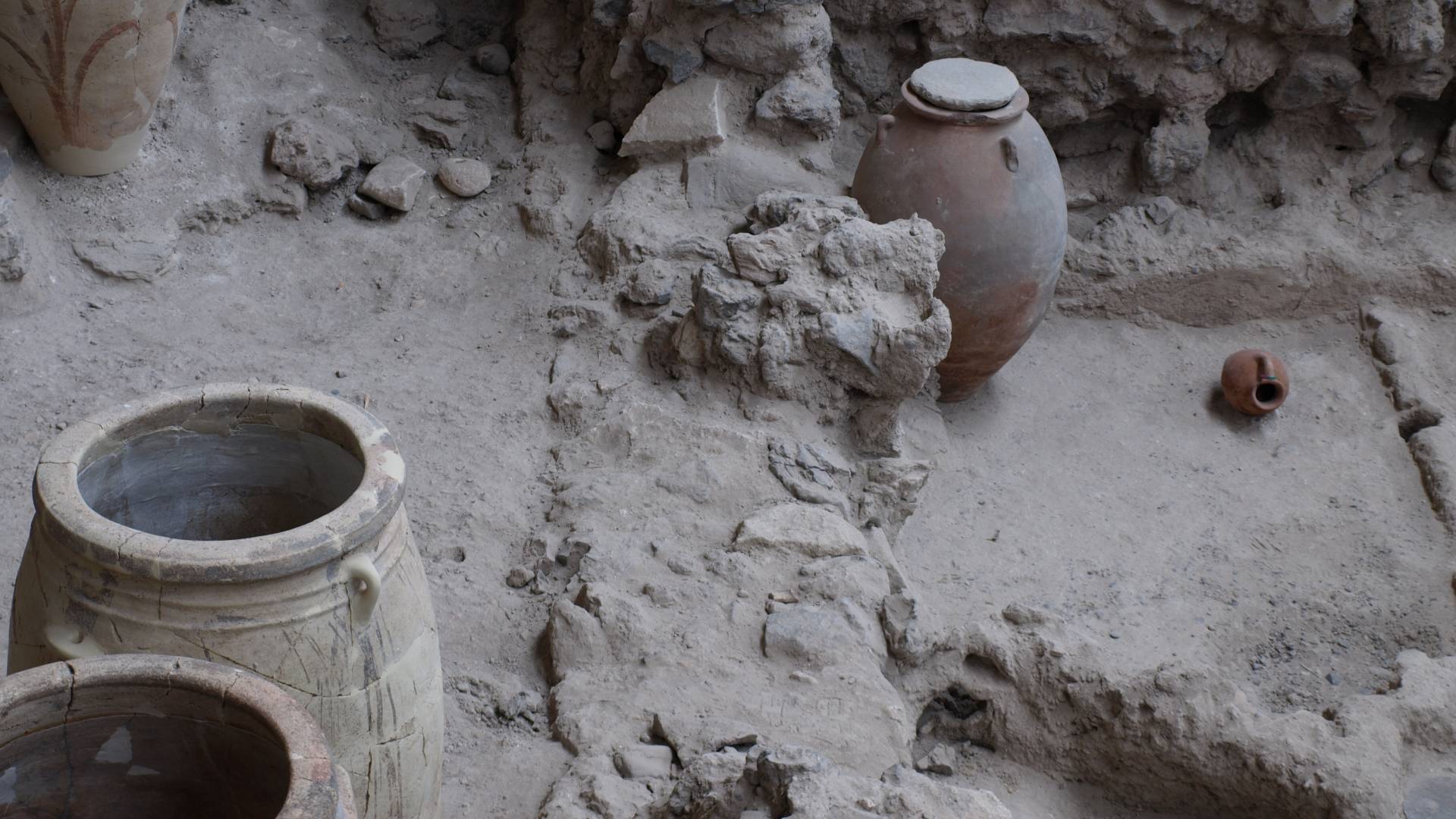 Akrotiri opgravingen op Santorini